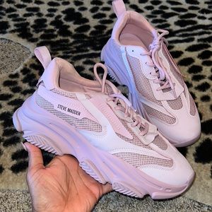 Dusty pink possession sneakers from Steve Madden